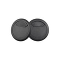 HAHIYO 2Pcs 2.4Inch/60mm Black ABS Plastic Sector-Shaped Desk Grommet Wire by HAHIYO