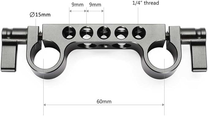 SmallRig Super Lightweight 15mm Railblock, Rod Clamp - Image 3