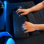 MEKASS Ergonomic Wrist Rest for Keyboard and Mouse, Soft Memory Foam Keyboard - Image 2