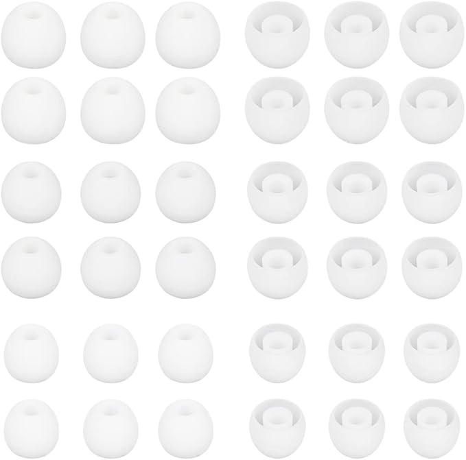 18 Pairs Silicone Ear Tips Replacement Earbud Tips by WKYMY