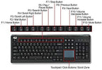 Adesso WKB-4400UB Wireless Desktop Touchpad Keyboard - Image 7