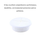 HAHIYO 2Pcs 2.4Inch/60mm White ABS Plastic Eight-petaled Desk Grommet Wire - Image 4