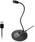 USB Computer Microphone with Mute Button, Plug&Play Condenser, PS4 Mic -360 by JOUNIVO