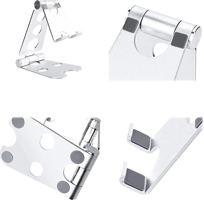 Kado Tablet Stand with Cord Holder Aluminum Alloy, Fully Adjustable Foldable - Image 3