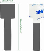 100pcs Hook and Loop Cable Ties, Sticky-Back Cable Straps, Cable Clip, Cord - Image 2
