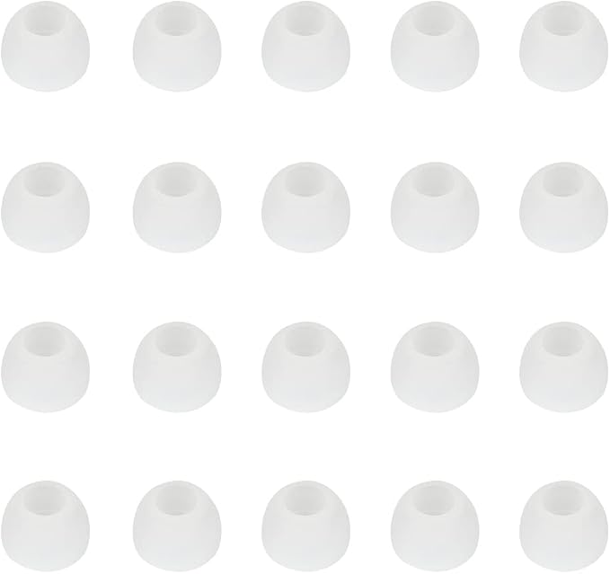 10 Pairs Silicone Medium Replacement Ear Tips by WKYMY