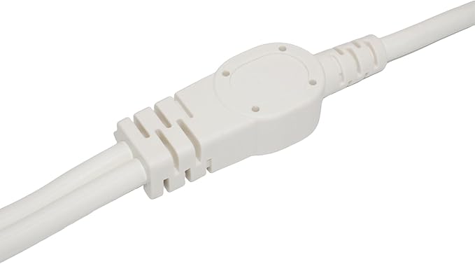 2 Way Power Splitter, 3 Prong 1 to 2 Extension Cord Splitter, 1.4' Short - Image 5