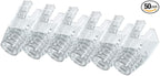 50 Pcs Cat7 Cat7A Cat8 Strain Relief Boot, RJ45 Plug Connector Cover Modular by VIVOCH