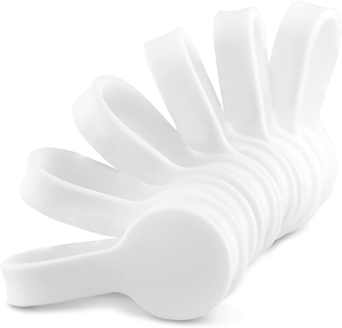 Viaky 6PCS Silicone Cable Straps Reusable Twist Noticeboard Fridge Magnets Ties by Oneclickforallyourneeds%EF%BC%81
