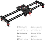 Zecti Camera Slider 24"/60 cm Adjustable Carbon Fiber Camera Dolly Track Slider - Image 8