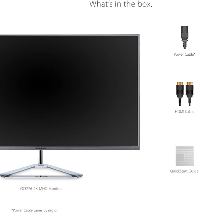 ViewSonic VX3276-2K-MHD 32 Inch Widescreen IPS 1440p Monitor - Image 7