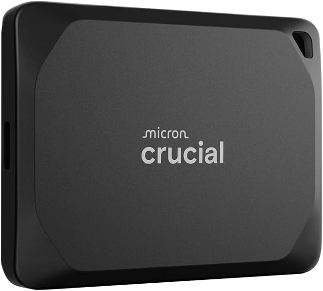 Crucial X10 Pro 4TB Portable SSD, 2000MB/s Write, 3.2 USB-C, External Solid by Crucial