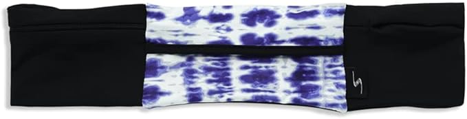 3 Pocket Adjustable Running Belt Waist Pack, Fanny Pack by Sprigs