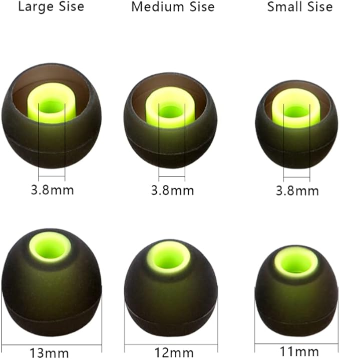 Earbuds Replacement Tips Silicone Earbud Tips Ear Gels Fit - Image 7