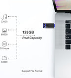 TOPESEL Flash Drive 128GB USB 3.0 Thumb Drive USB Stick Memory Stick USB Flash - Image 4