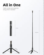 TODI 63" Cell Phone Selfie Stick Tripod, Portable Tripod - Image 7