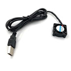 FainWan 2pcs USB 5V DC Fan 2510 Small 2 pin Cooling Cooler Computer 25mm X 10mm - Image 2
