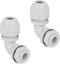LeMotech M12 Cable Gland, 90 Degree Adjustable 4-8mm Strain Relief, Cord by LeMotech