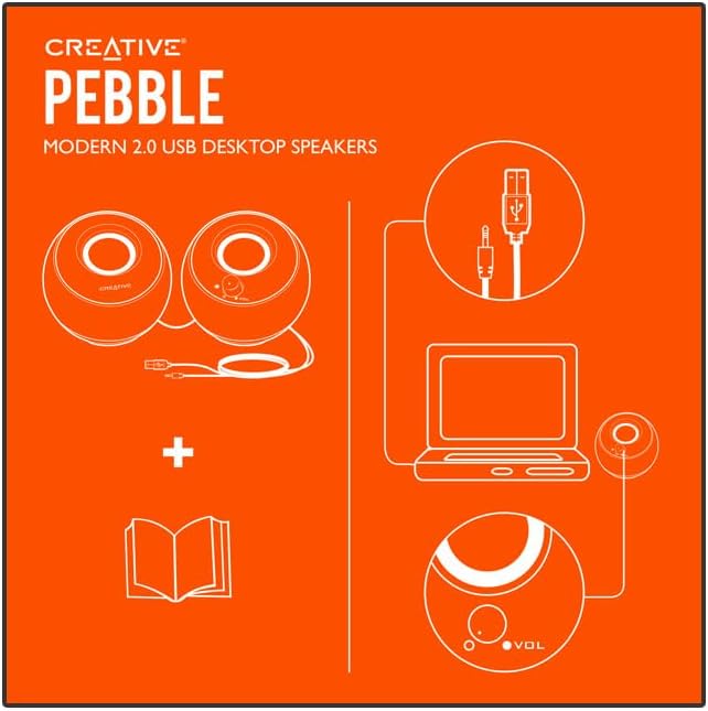 Creative Pebble 2.0 USB-Powered Desktop Speakers - Image 12