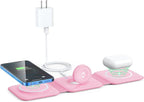Wireless Charger 3 in 1, RTOPS Magnetic Travel Wireless Charging Station by RTOPS