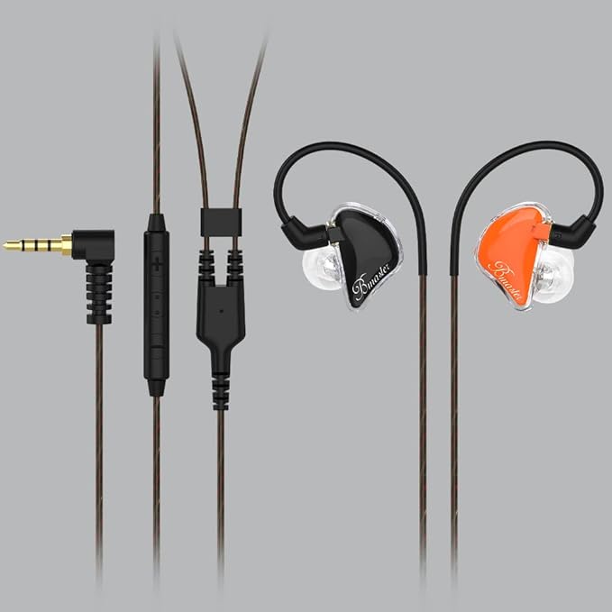 BASN in-Ear Monitors, Bmaster Triple Driver HiFi Stereo Noise-Isolating - Image 4
