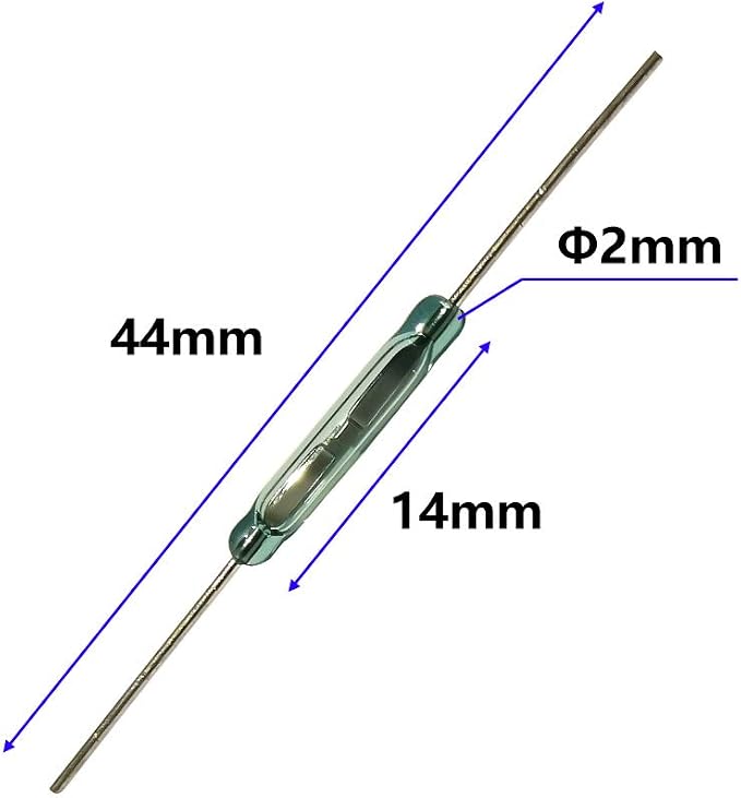 30pcs Reed Switch, Normally Open Magnetic Induction Switch, Miniature Reed - Image 2