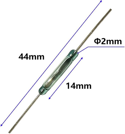 30pcs Reed Switch, Normally Open Magnetic Induction Switch, Miniature Reed - Image 2