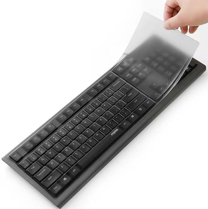 Universal Clear Desktop Computer Keyboard Protection Skin Protector Cover by ANRACHEL