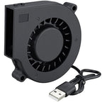 GDSTIME 75mm USB Fan, 75mm x 15mm Blower Fan, 5V DC Brushless Cooling Fan - Image 8