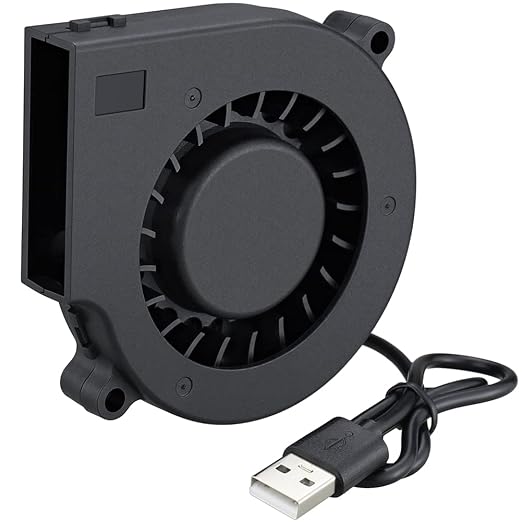GDSTIME 75mm USB Fan, 75mm x 15mm Blower Fan, 5V DC Brushless Cooling Fan - Image 8