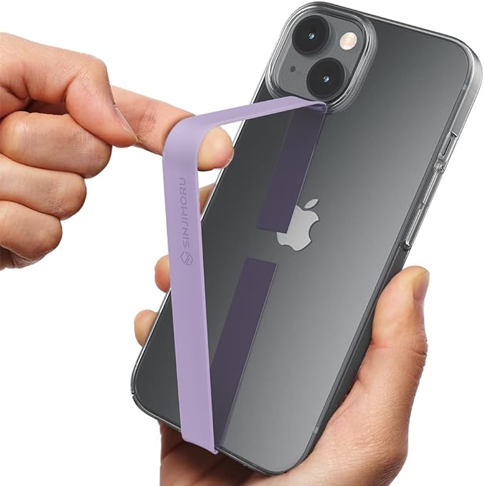 Sinjimoru Stretchable Silicone Phone Strap, Flexible and Elastic Grip Holder by Sinjimoru