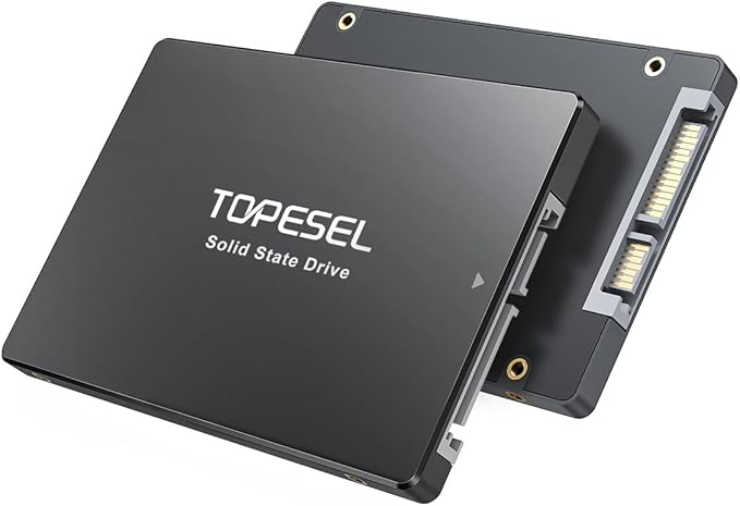 TOPESEL SATA III SSD 2.5", 480GB Internal Solid State Drive by TOPESEL