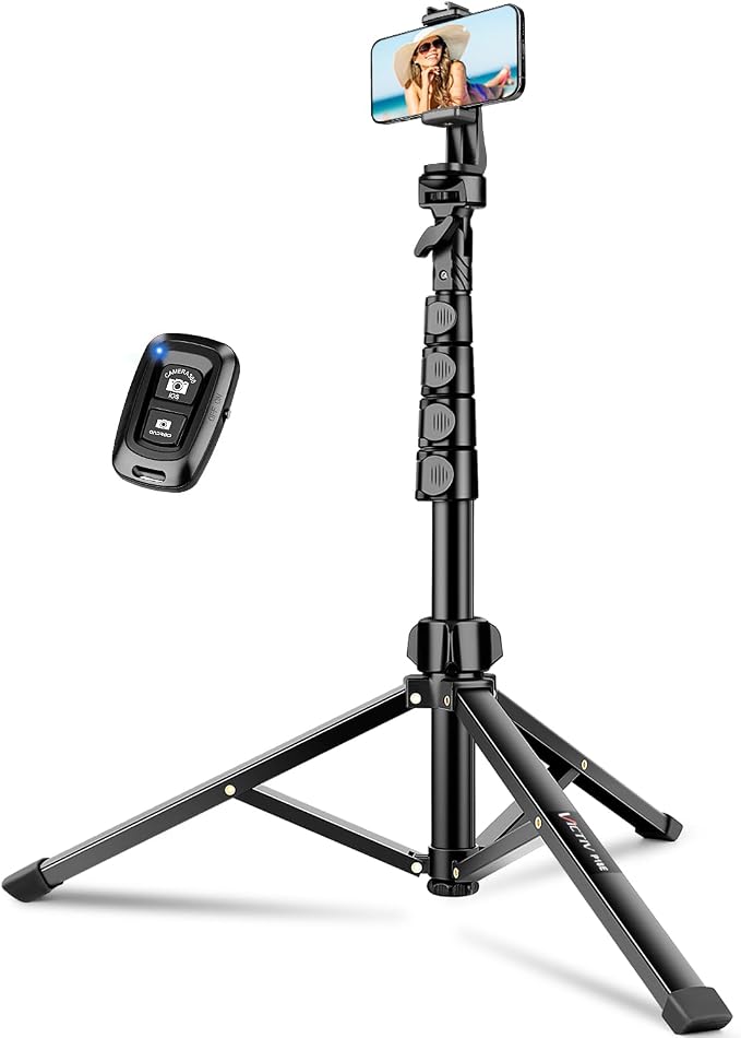 Phone Tripod, Stable & Adjustable Tall, Suit by Victiv