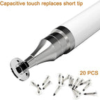 YuCool 20 Pieces Passive Stylus Pen Replacement Disc Tips, Universal Nibs - Image 2