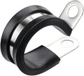 LOKMAN 20 Pack 1-3/4 Inch Stainless Steel Cable Clamp, Rubber Cushioned by LOKMAN