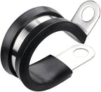 LOKMAN 20 Pack 1-3/4 Inch Stainless Steel Cable Clamp, Rubber Cushioned by LOKMAN