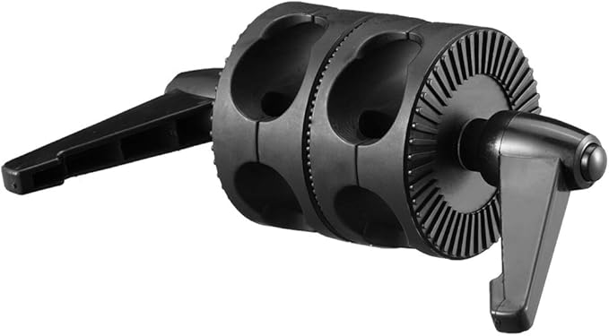 Dual Head Grip Swivel Clamp Head Holder Bracket Compatible - Image 6
