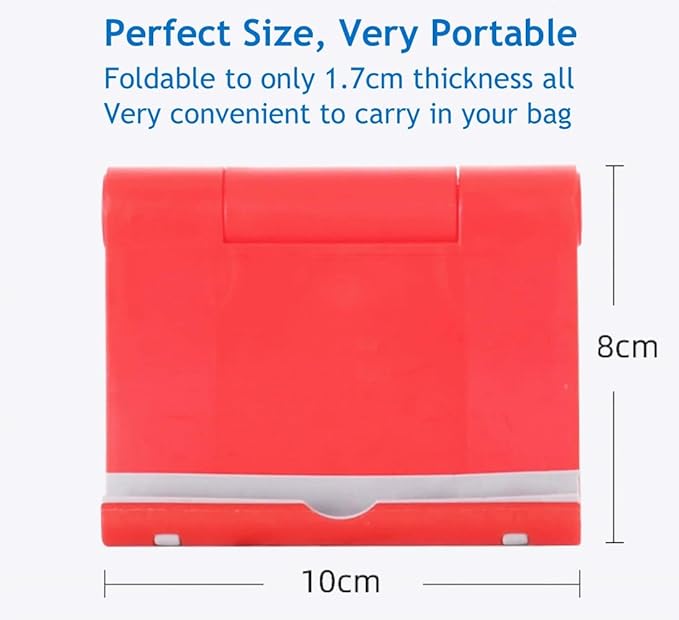 Cell Phone Stand for Desk Foldable Cell Phone Holder Desk Tablet Holder Mobile - Image 7
