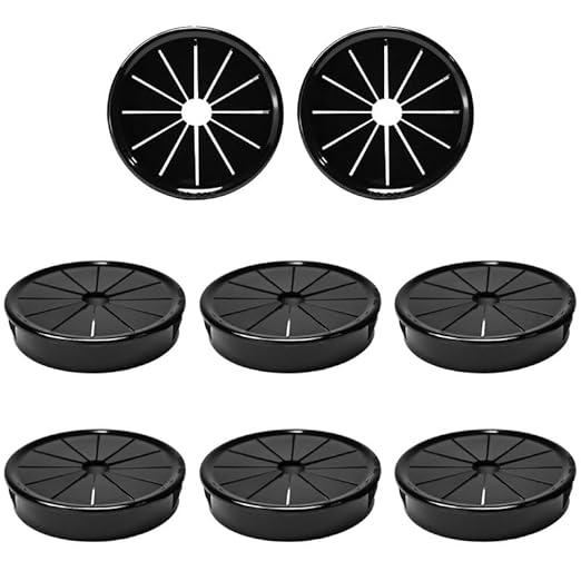 8PCS Cable Grommets, Wire Hole Cover Insert by EASYEAH