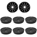 8PCS Cable Grommets, Wire Hole Cover Insert by EASYEAH