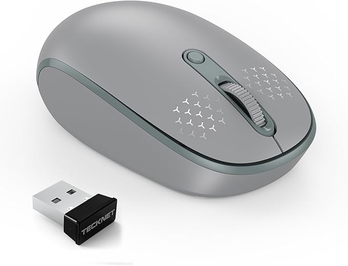 TECKNET Wireless Mouse, 2.4G Quiet Computer Mouse by Tecknet