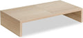 TEAMIX 20 Inch Wood Monitor Stand Riser, Wooden Desktop Stand by TEAMIX