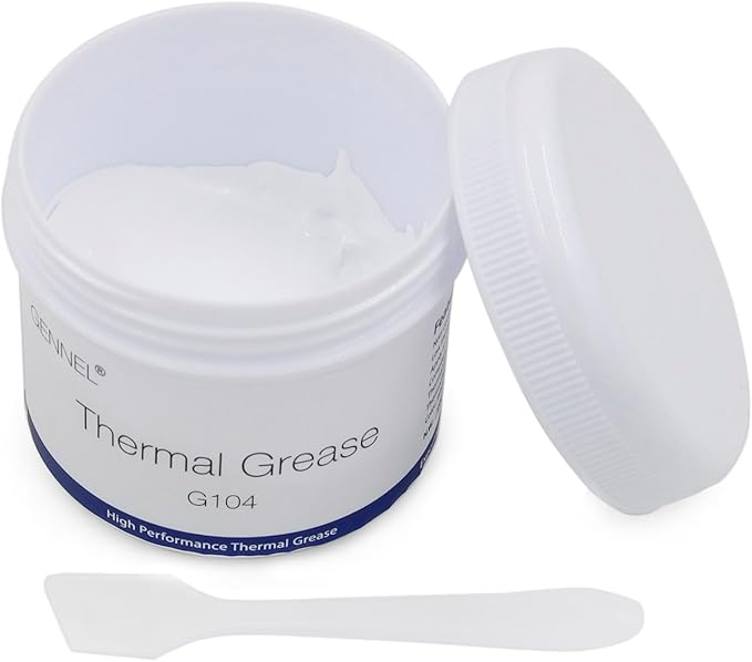 G104 100 Grams Thermal Conductive Paste, Silicone Thermal Compound Grease by GENNEL