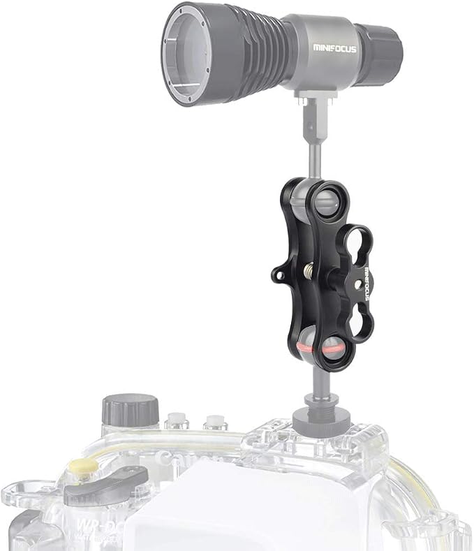 MINIFOCUS 1" Long Ball Clamp Dual Holder Mount - Image 5