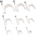 Pro-Grade, Cable Clips with Steel Nails 4mm - 14mm Wire Holders and Tacks in 9 by Unknown