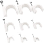 Pro-Grade, Cable Clips with Steel Nails 4mm - 14mm Wire Holders and Tacks in 9 by Unknown