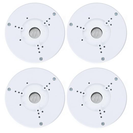 4 Pack PFA130-E Security Camera Junction Box-Premium ABS Security Camera Mount by BestMounts