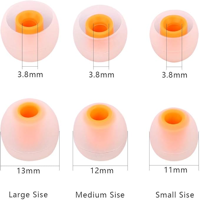Earbud Tips Earbuds Replacement Tips Ear Tips Earbuds Eartips Eargels 9 Pairs - Image 5