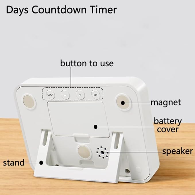 Digital Countdown Days Timer Clock- 9999 Days Count Down Timer - Image 4