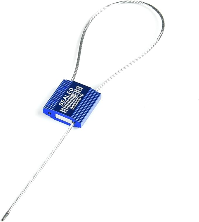 100 Blue Steel Cable Seals - Image 7